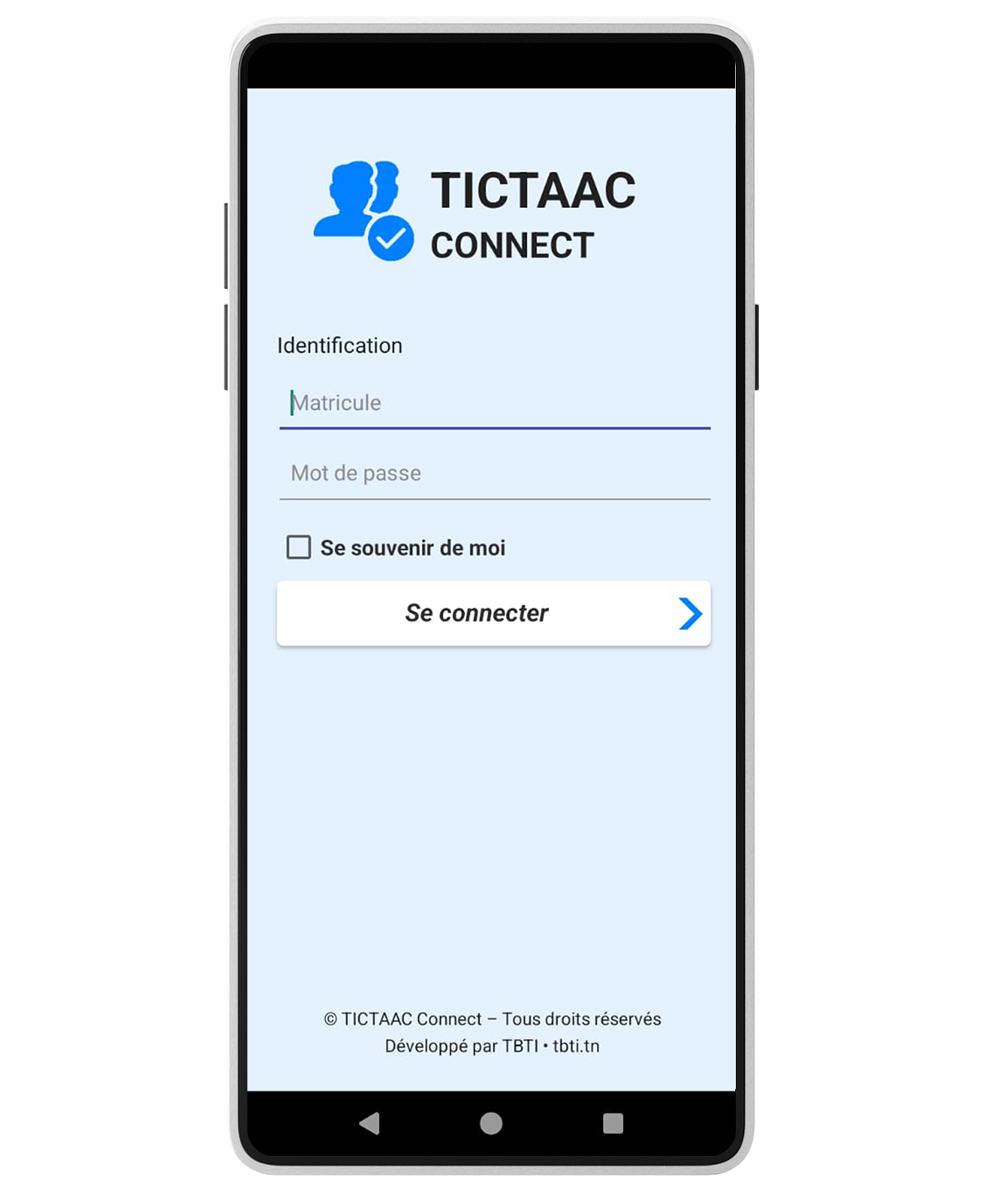 Interface tableau de bord TICTAAC Connect - Logiciel RH