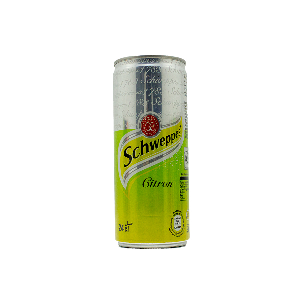SCHWEPPES CITRON BOITE 24 CL 