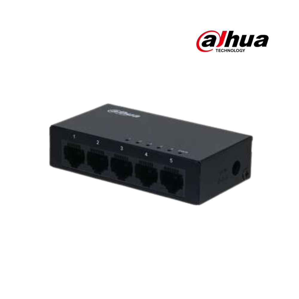Switch de Bureau 5 ports 10/100/1000 Mbps DAHUA