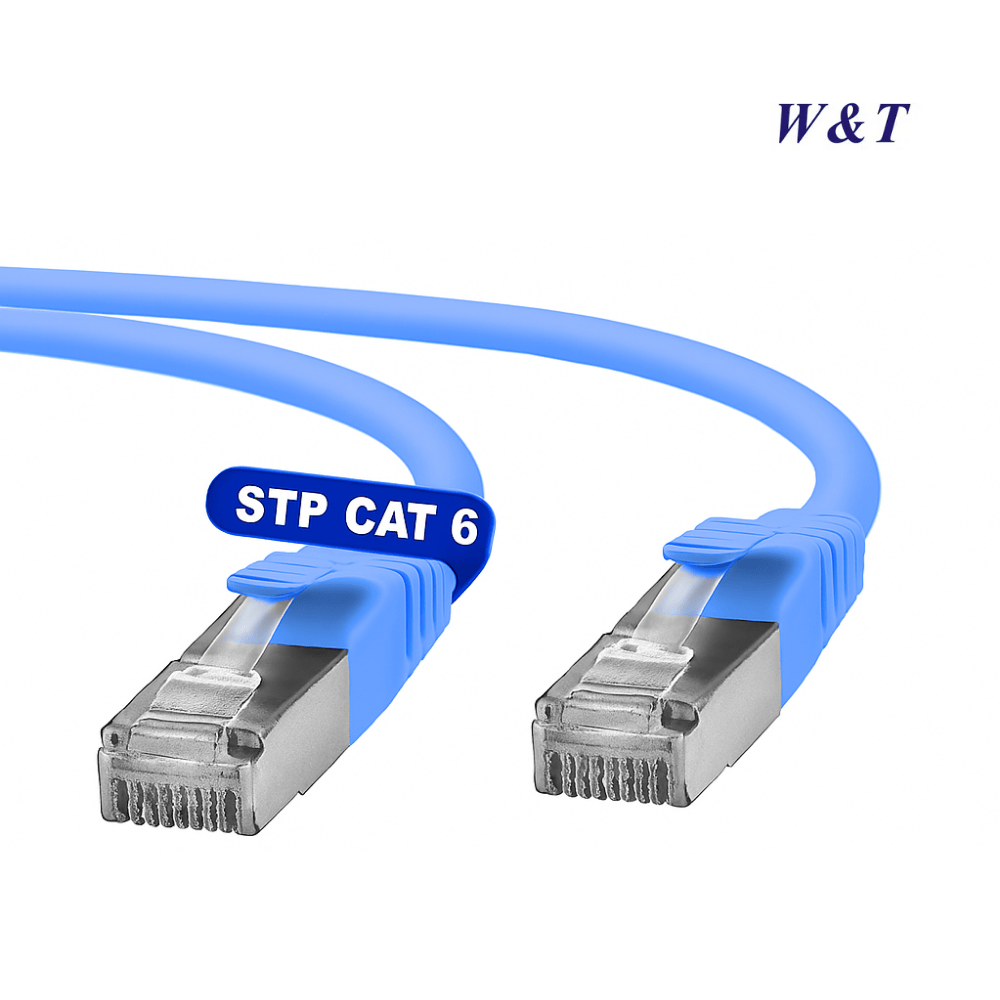 Stp Rj45 Cable Cordon RJ45 STP CAT 6 - 1 mètre W&T chez Alltec